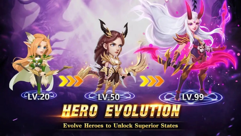 Brave Soul Frozen Dungeon Hero Evolution Details